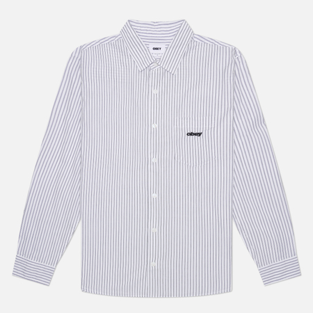 Мужская рубашка OBEY William Woven, цвет белый, размер XL
