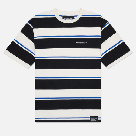 Мужская футболка Neighborhood Border Crew Neck, цвет белый, размер M