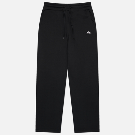 Мужские брюки Alpha Industries Basic Jogger Straight Leg, цвет чёрный, размер S