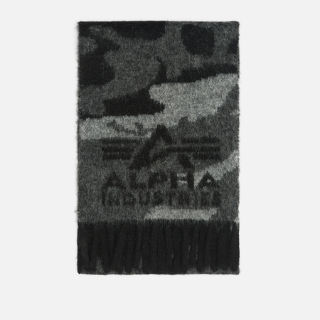 Шарф Alpha Industries Camofluff, цвет чёрный