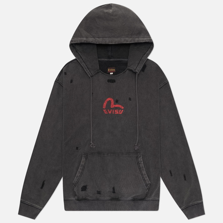 Мужская толстовка Evisu Polar Rock Afterhood, цвет серый, размер M
