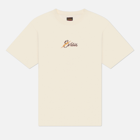 Мужская футболка Evisu Raijin & Fujin, цвет бежевый, размер XL