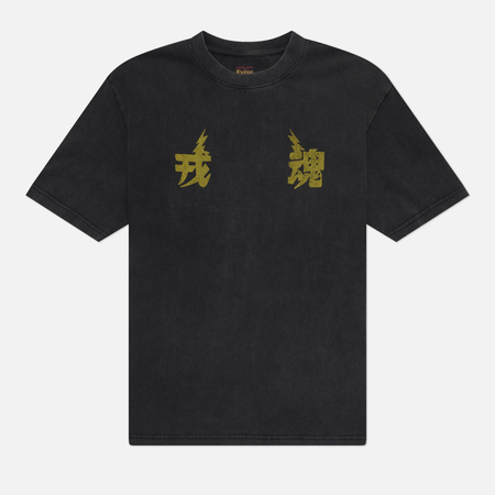 Мужская футболка Evisu Thunder Logo, цвет серый, размер XXL