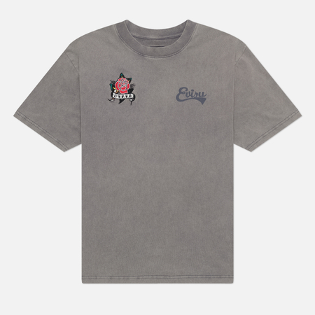 Мужская футболка Evisu Osaka Rose, цвет серый, размер M