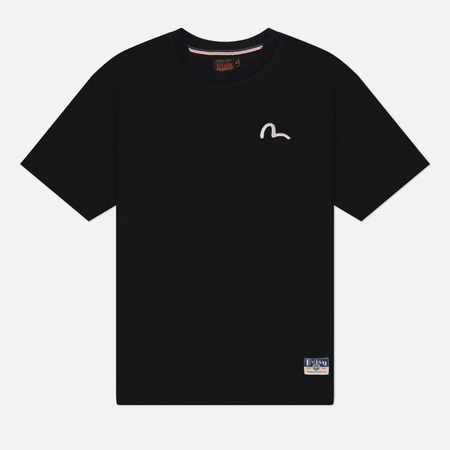 Мужская футболка Evisu Heritage Seagull Embroidered, цвет чёрный, размер L