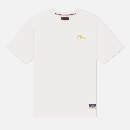 Мужская футболка Evisu Heritage Seagull Embroidered, цвет белый, размер XXL