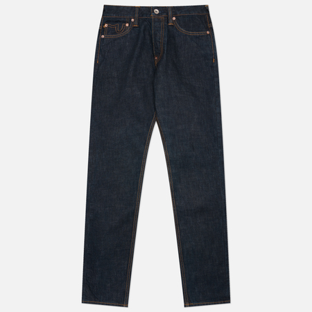 Мужские джинсы Evisu Heritage Seagull Printed Pocket Selvedge Zip-Up, цвет синий, размер 32