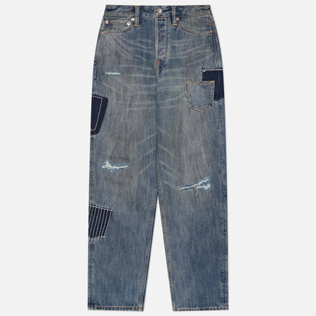 Мужские джинсы Evisu Heritage Multi Pocket, цвет синий, размер 32