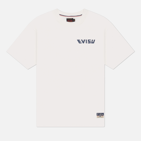 Мужская футболка Evisu Heritage Multi Pocket Daicock Printed, цвет белый, размер L