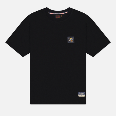 Мужская футболка Evisu Heritage Fortune Theme Daicock Printed, цвет чёрный, размер XXL