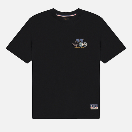 Мужская футболка Evisu Heritage Fortune Daruma Printed, цвет чёрный, размер M