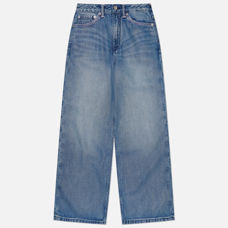 Женские джинсы Evisu Heritage Pale Pink Seagull Straight, цвет синий, размер 26
