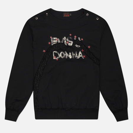 Женская толстовка Evisu Heritage Applique Embroidered, цвет чёрный, размер XS