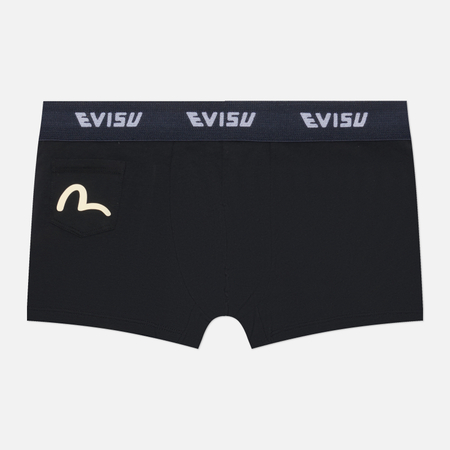 Мужские трусы Evisu Heritage Essential Trunks, цвет чёрный, размер XXL