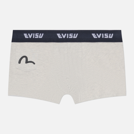 Мужские трусы Evisu Heritage Essential Trunks, цвет серый, размер S