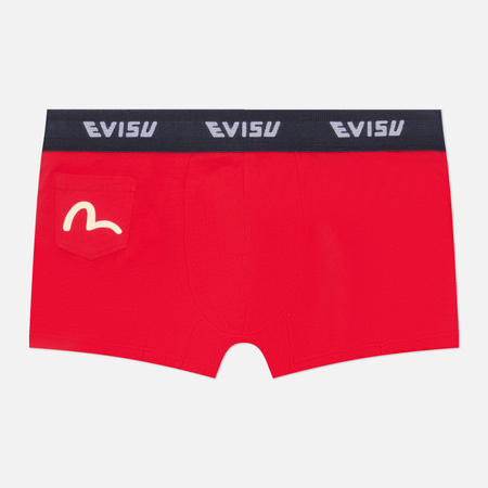 Мужские трусы Evisu Heritage Essential Trunks, цвет красный, размер L