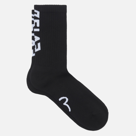 Носки Evisu Heritage Jacquard Long, цвет чёрный, размер 40-46 EU
