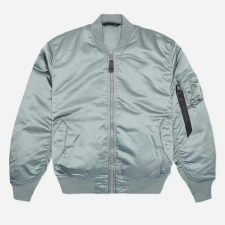 Мужская куртка бомбер Alpha Industries MA-1 Base Flight, цвет серебряный, размер S