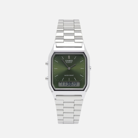 Наручные часы CASIO Vintage AQ-230A-3A, цвет серебряный