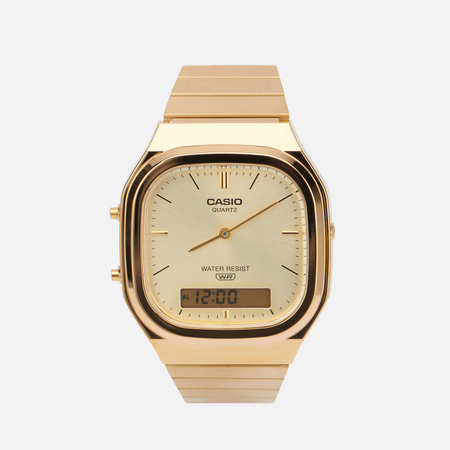 Наручные часы CASIO Vintage AQ-240EG-9A, цвет золотой