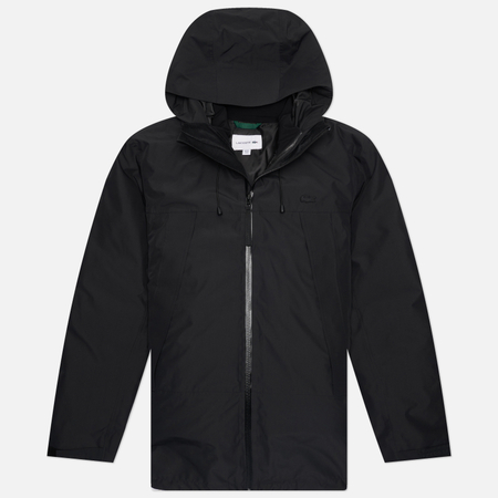 Мужская куртка парка Lacoste 3 in 1 Water Repellent Padded, цвет чёрный, размер 54