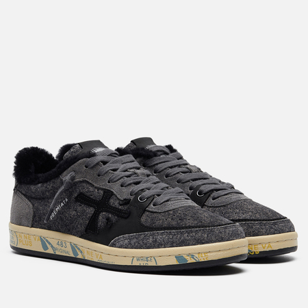 Женские кроссовки Premiata BSKT Clay-d 8713M, цвет серый, размер 40 EU