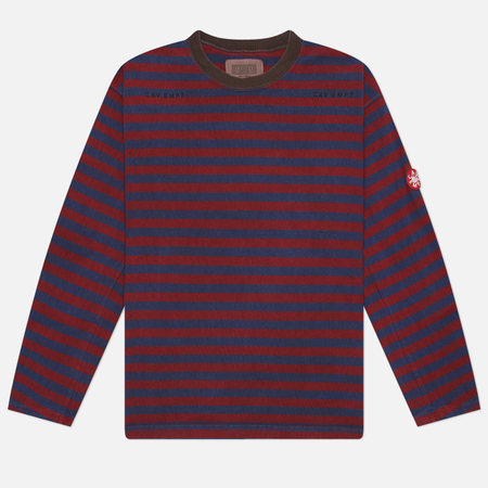 Мужской лонгслив CAV EMPT Overdye Stripe, цвет красный, размер L