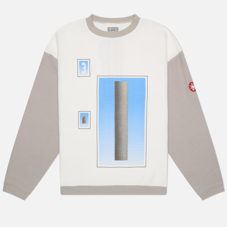 Мужская толстовка CAV EMPT AS Cylinder Gauze Crewneck, цвет белый, размер L