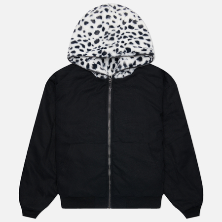 Мужская демисезонная куртка Alpha Industries x ICECREAM Faux Fur Full-Zip Hoodie, цвет белый, размер M