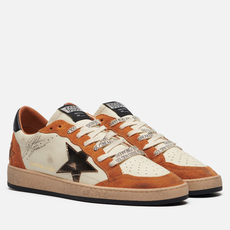 Мужские кроссовки Golden Goose Ball Star Laminated Star, цвет бежевый, размер 45 EU