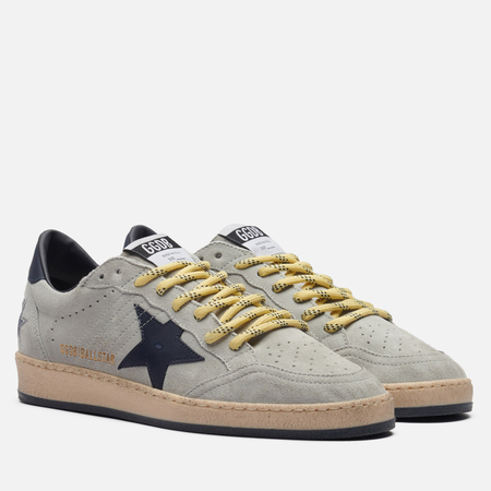 Мужские кроссовки Golden Goose Ball Star Leather Star, цвет серый, размер 41 EU