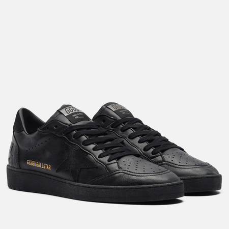 Мужские кроссовки Golden Goose Ball Star Suede Star, цвет чёрный, размер 46 EU