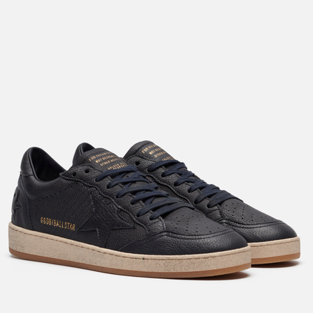 Мужские кроссовки Golden Goose Ball Star Leather Star, цвет синий, размер 46 EU