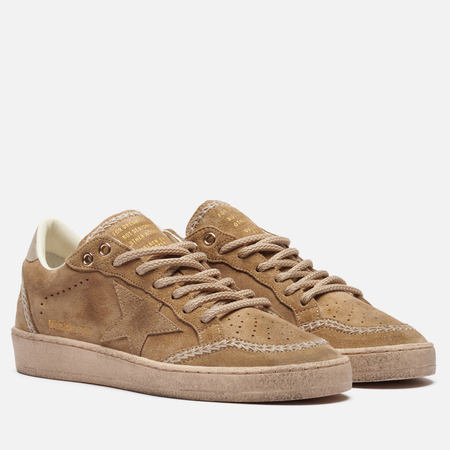 Женские кроссовки Golden Goose Ball Star Suede Star, цвет коричневый, размер 38 EU