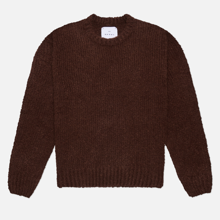 Мужской свитер Edwin Dun Textured, цвет коричневый, размер M