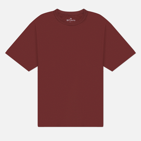 Мужская футболка Edwin Regular Basic, цвет коричневый, размер L