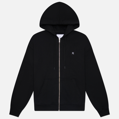 Мужская толстовка Edwin Gem Zipped Hoodie, цвет чёрный, размер L