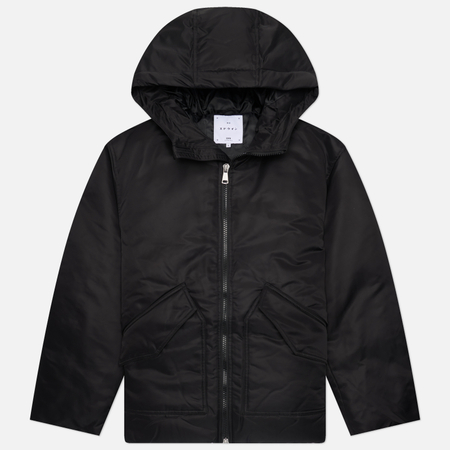 Мужская куртка ветровка Edwin Salton Hooded, цвет чёрный, размер S