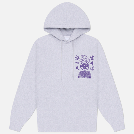 Мужская толстовка Edwin Soba Yasubй Hoodie, цвет серый, размер S
