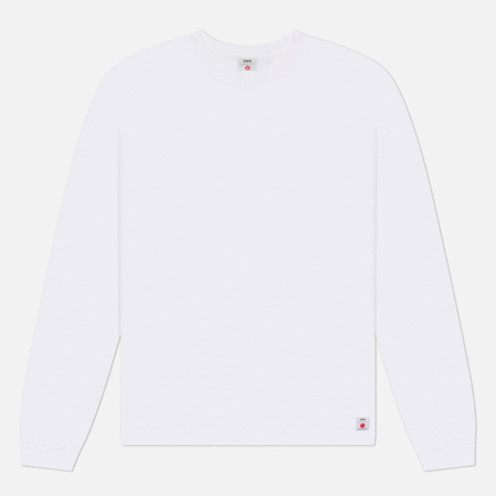 Мужской лонгслив Edwin Classic Cotton Jersey, цвет белый, размер M