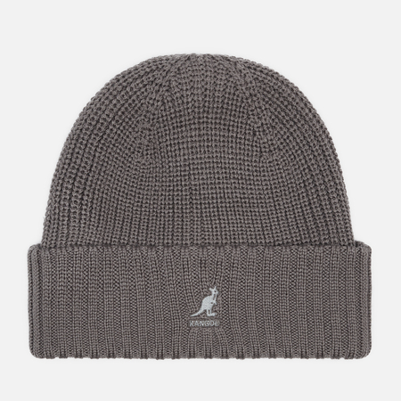 Шапка Kangol Merino Wool Ribbed, цвет серый
