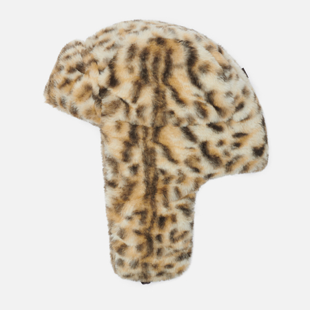 Шапка Kangol Leopard Trapper, цвет бежевый, размер M