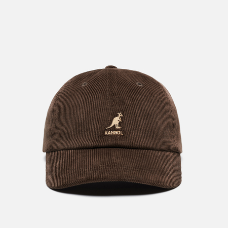 Кепка Kangol Cord Baseball, цвет коричневый