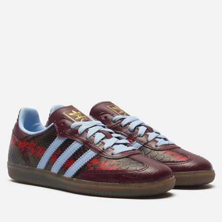 Женские кроссовки adidas Originals Samba OG, цвет бордовый, размер 36.5 EU