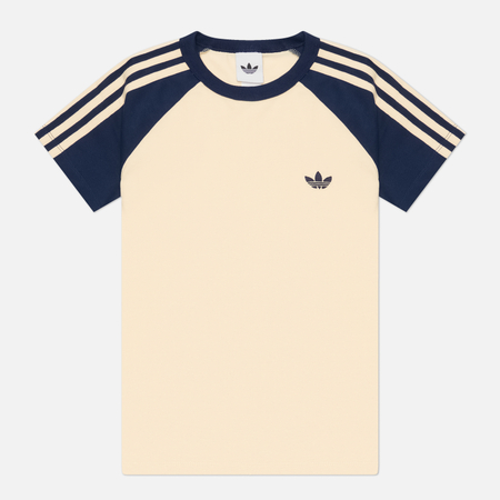 Женская футболка adidas Originals SST Slim Fit, цвет бежевый, размер S