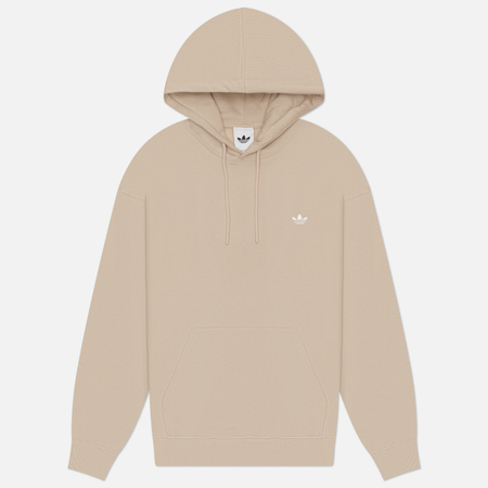 Мужская толстовка adidas Originals Trefoil Essentials Loose Hoodie, цвет бежевый, размер S
