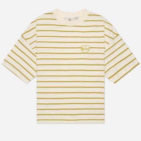Женская футболка Barbour Ambleside Striped, цвет бежевый, размер XS