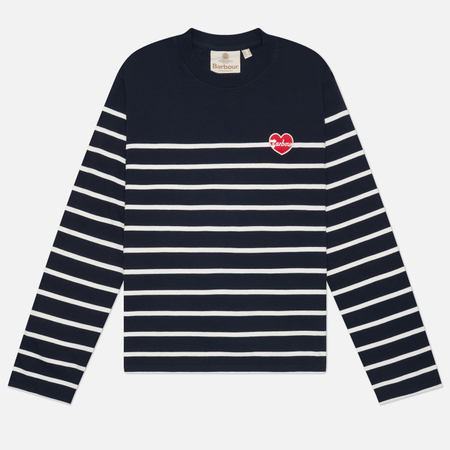 Женский лонгслив Barbour Harling Striped, цвет синий, размер M