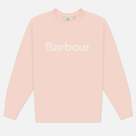 Женская толстовка Barbour Hartland Crew, цвет розовый, размер XS