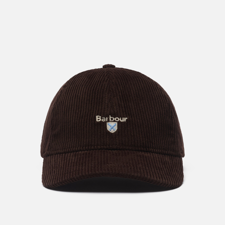 Кепка Barbour Preston Cord, цвет коричневый